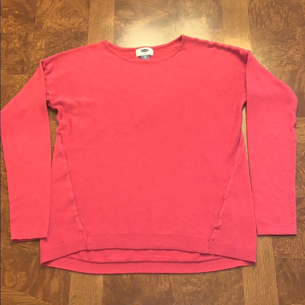 Old Navy sweater coral color size XS